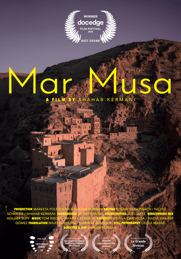 Poster for the documentary Mar Musa